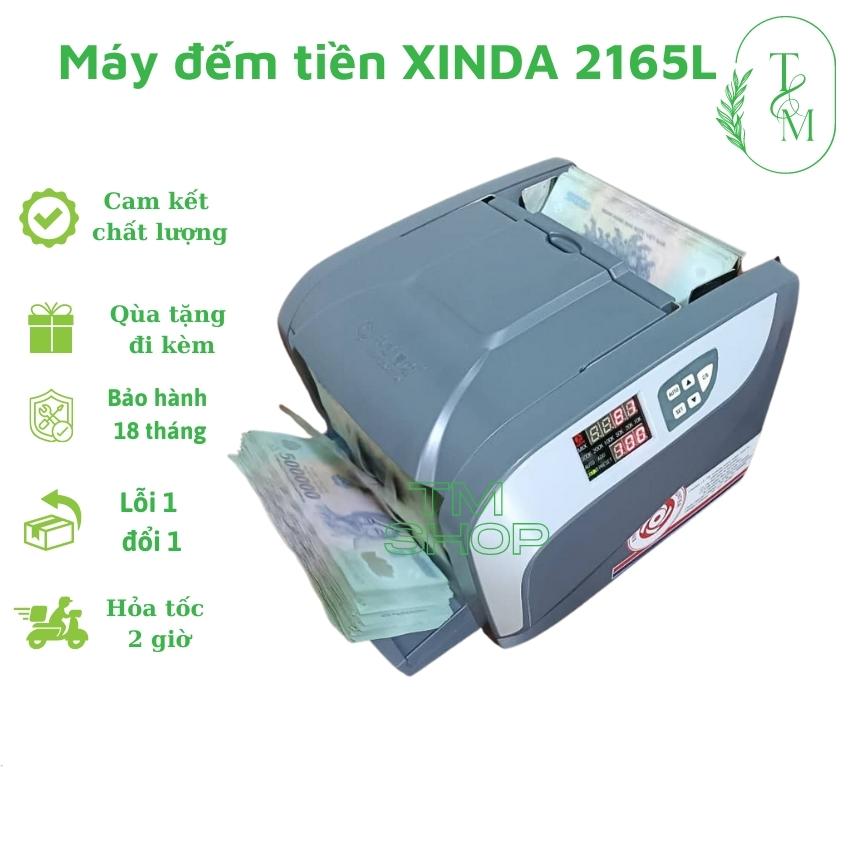 Maý đếm tiền Xinda 2165L, phát hiện tiền lẫn loại, tiền giả siêu chuẩn, bảo hành 18 tháng