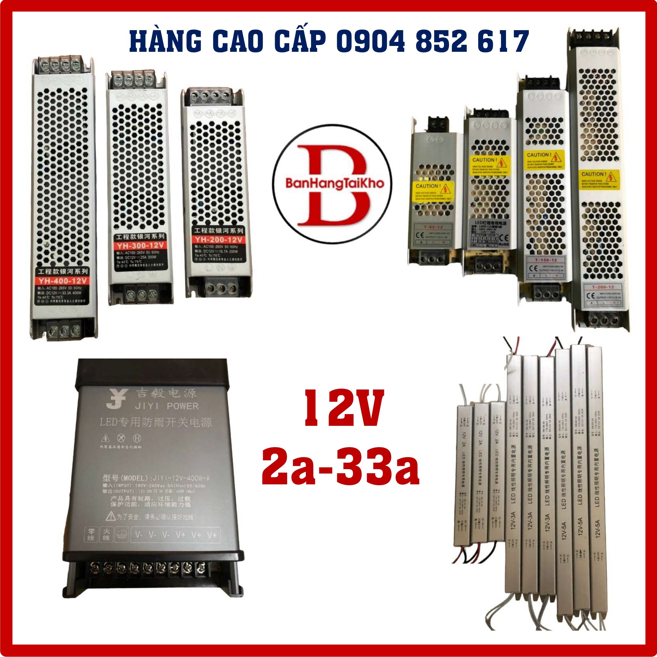 Nguồn tổ ong - nguồn 12v 30a- 20a- 15a- 10a- 5a hàng chuyên dụng cho camera, led
