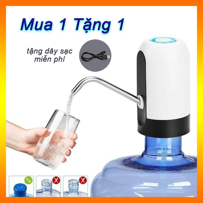 Máy bơm nước tự động cho bình nước khoáng,máy hút nước tự động thông minh, sạc pin