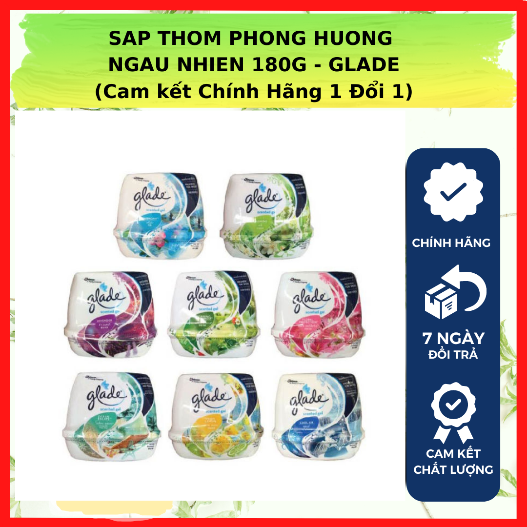 Sap thom phong huong ngau nhien 180g - glade