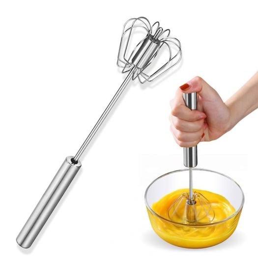 Cây đánh trứng inox, que trộn bột bằng tay, dụng cụ tạo bọt sữa cà phê