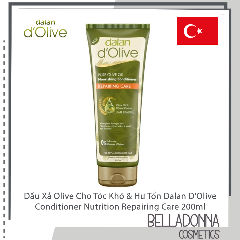 Dầu xả Oliu cho tóc khô và hư tổn Dalan D Olive Conditioner Nutrition