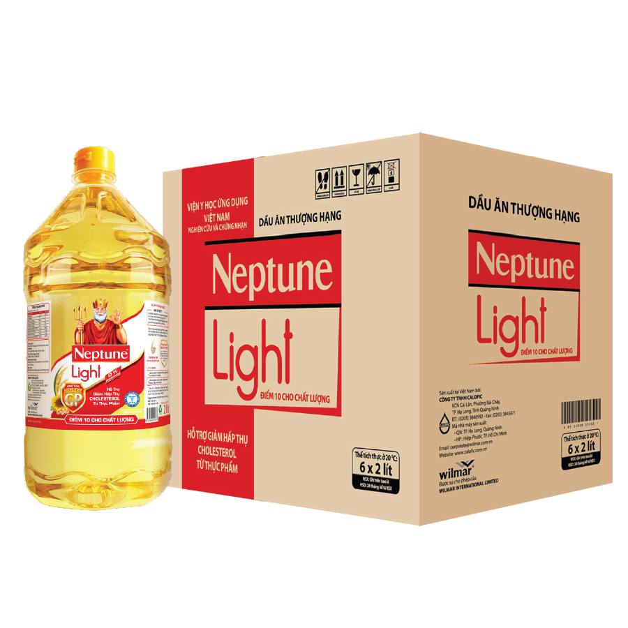 Dầu ăn Neptun can 2L