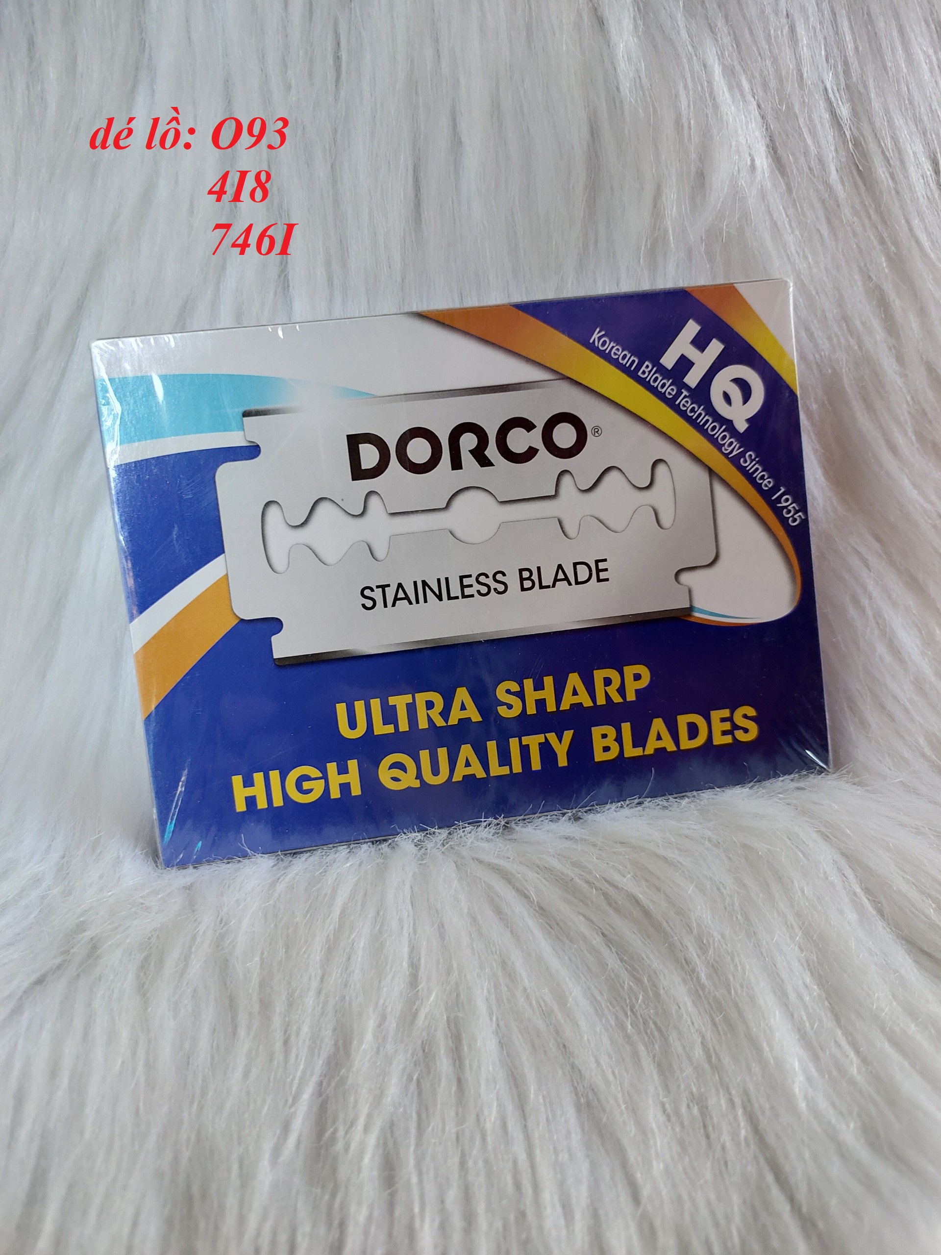 Lưỡi lam HQ dorco hộp 100 lưỡi