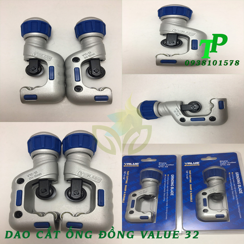 Dao cắt ống đồng value vtc-32 4-32mm, dao cắt ống đồng máy lạnh - điều hòa cao cấp