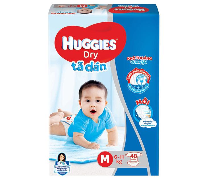 Tã - bỉm dán huggies m48