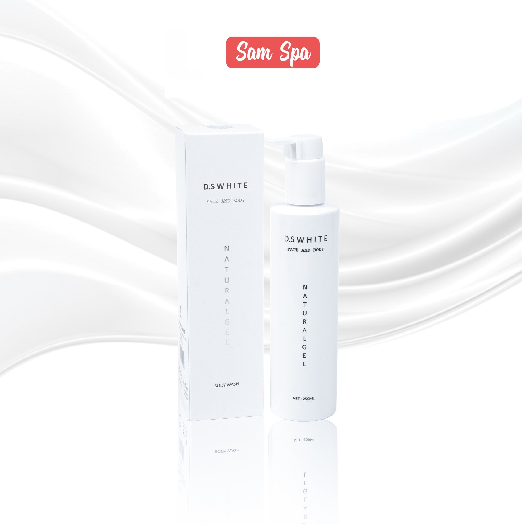 [HCM]GelTắm Trắng Khô D.S White Dưỡng Trắng, Kích Trắng Dành Cho Mặt Và Body Hàng Chuẩn Spa 250ml
