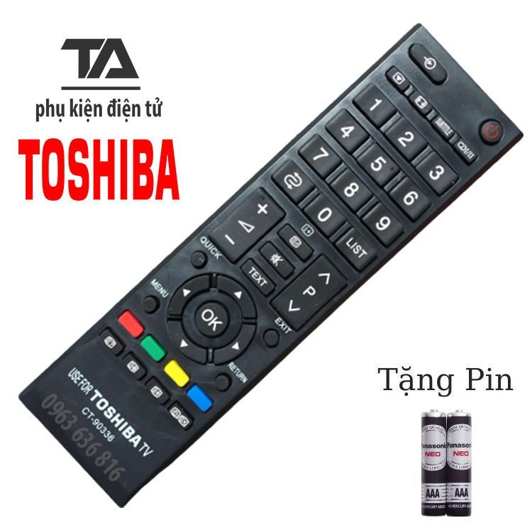REMOTE ĐIỀU KHIỂN TIVI TOSHIBA LED/LCD DÒNG CT-90
