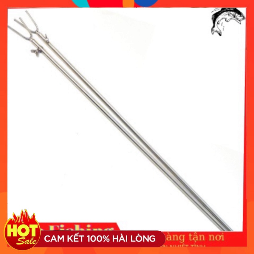 Chống cần câu cá inox dài chữ Y Chống Cần Câu Đài, Chống Cần Đại Lý Đồ Câu Cá