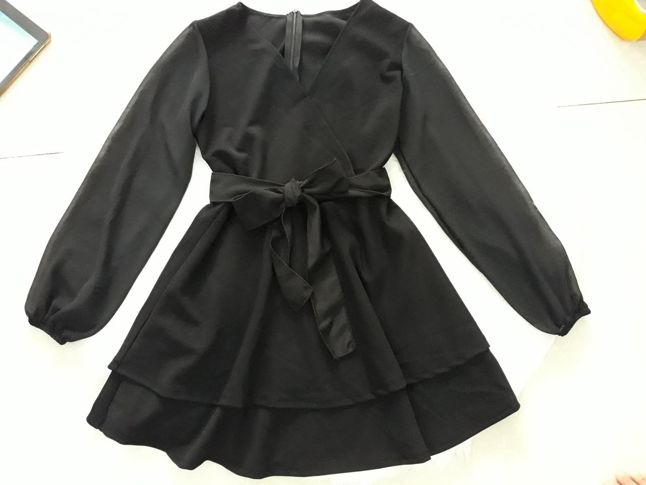 Set Jum Váy Nữ đùi Cột Nơ - CLS