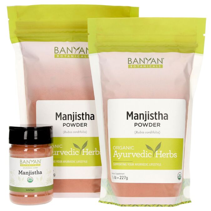 Banyan Botanicals Manjistha Powder - Bột Manjistha Hỗ trợ làn da khỏe mạnh