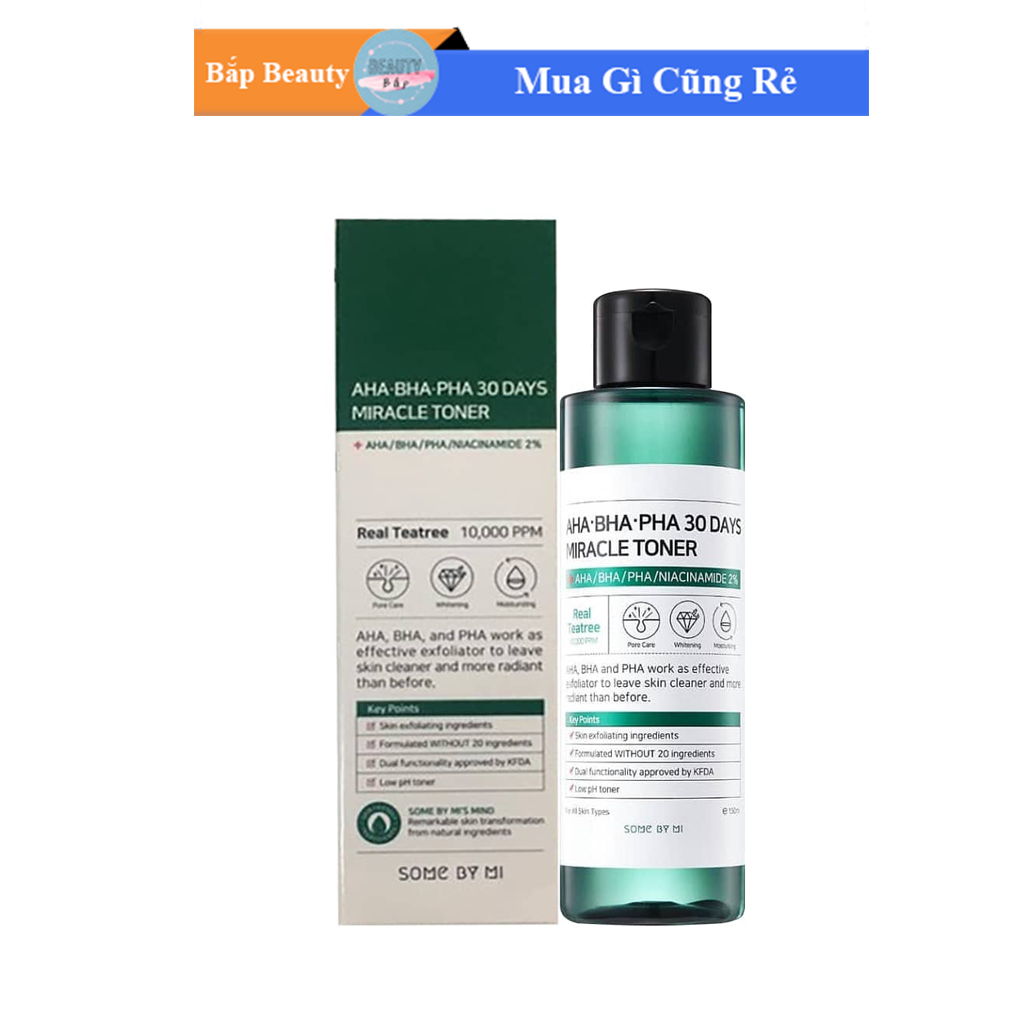 Nước hoa hồng ngừa mụn AHA BHA PHA 30 Days Toner