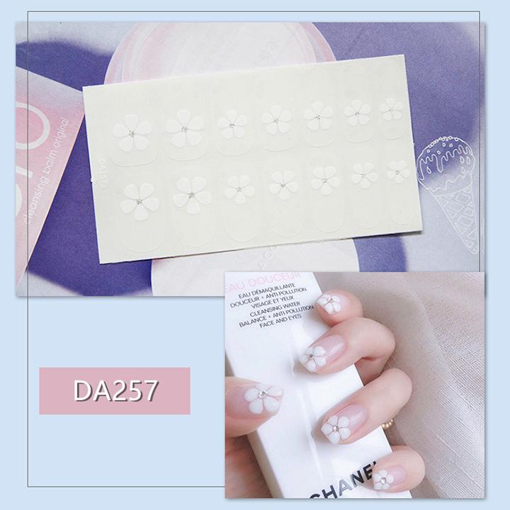 Bộ dán móng tay nail sticker gồm 14 móng mã da241 - da260