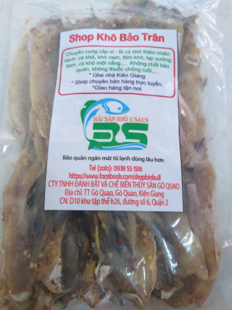 khô cá nhồng 500gr