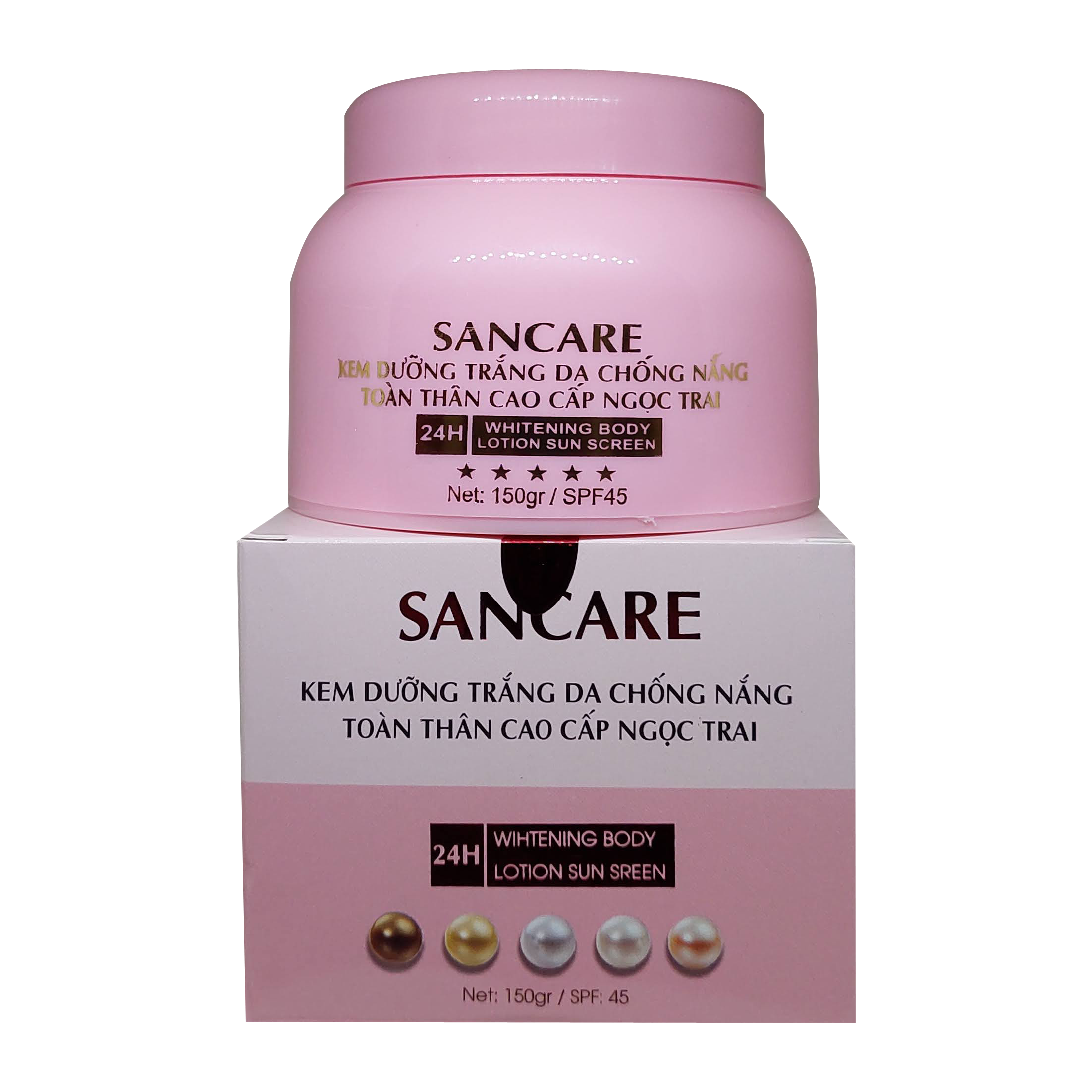 Kem sancare dưỡng trắng da toàn thân 150g - kem dưỡng trắng da toàn thân sancare 150g
