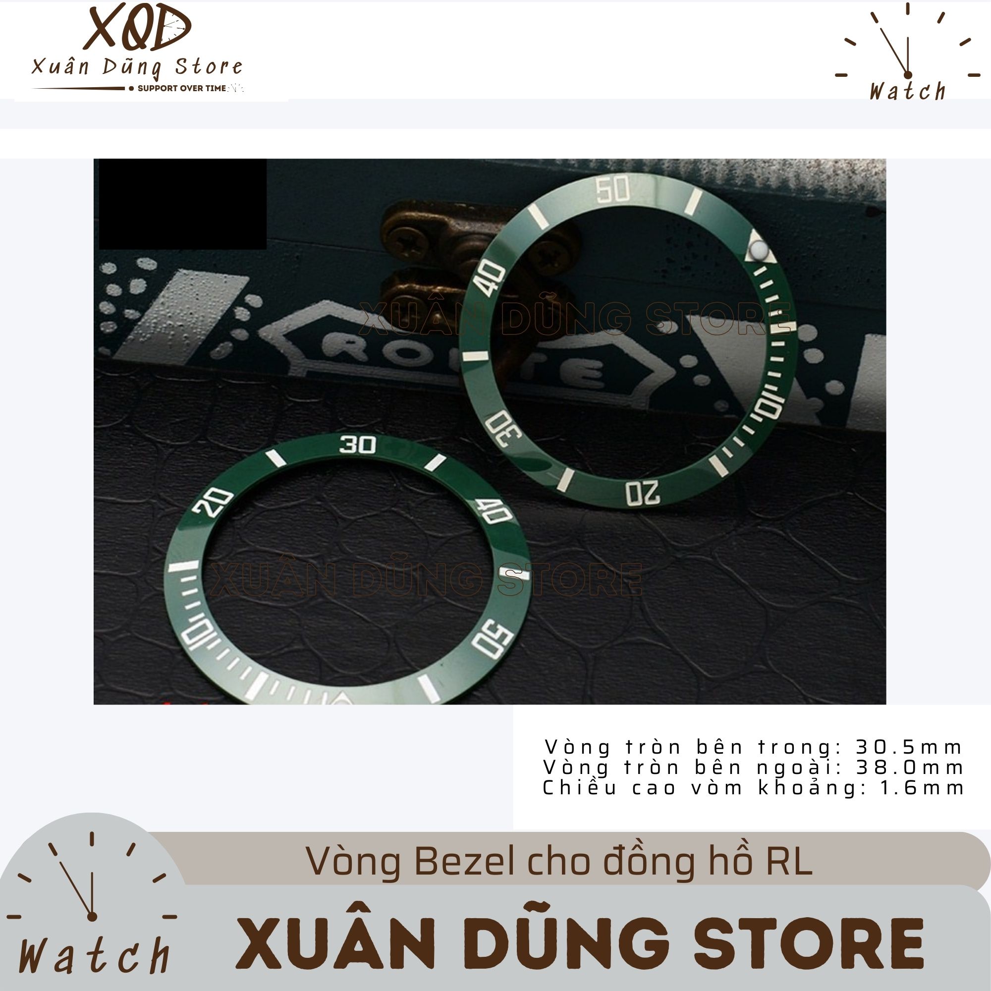 Phụ kiện thay thế dành cho đồng hồ Vòng bezel Kiềng Niềng dành cho đồng hồ RL