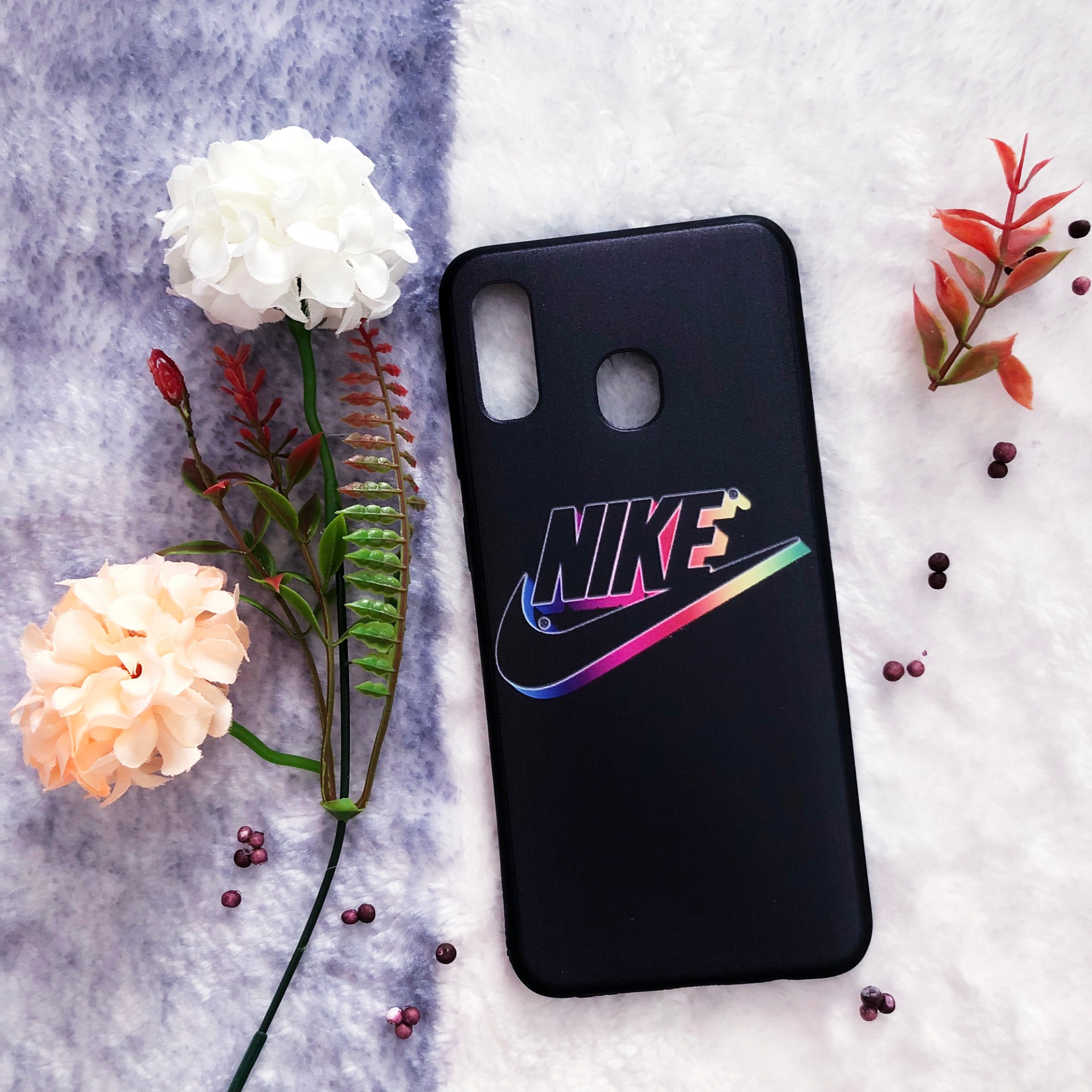 [Nhiều Mẫu] Ốp lưng dẻo Samsung A30 (Thân đen - in hình siêu cute)