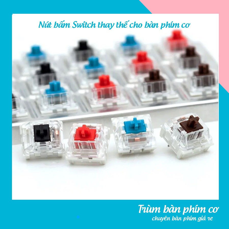 Trục bàn phím cơ, Nút bấm Switch thay thế cho bàn phím cơ