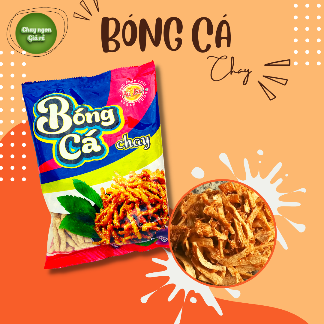 Bóng cá chay âu lạc chính hãng. date mới nhất, gói lớn 100gr