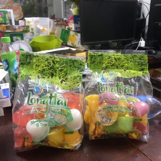 Thạch rau câu long hải gói 432g.