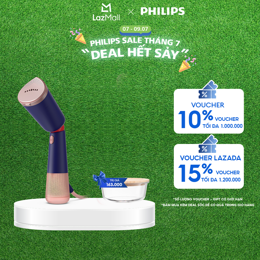 Bàn Ủi Hơi Nước Cầm Tay Philips STH5030/20 |1400W - Hàng Chính Hãng