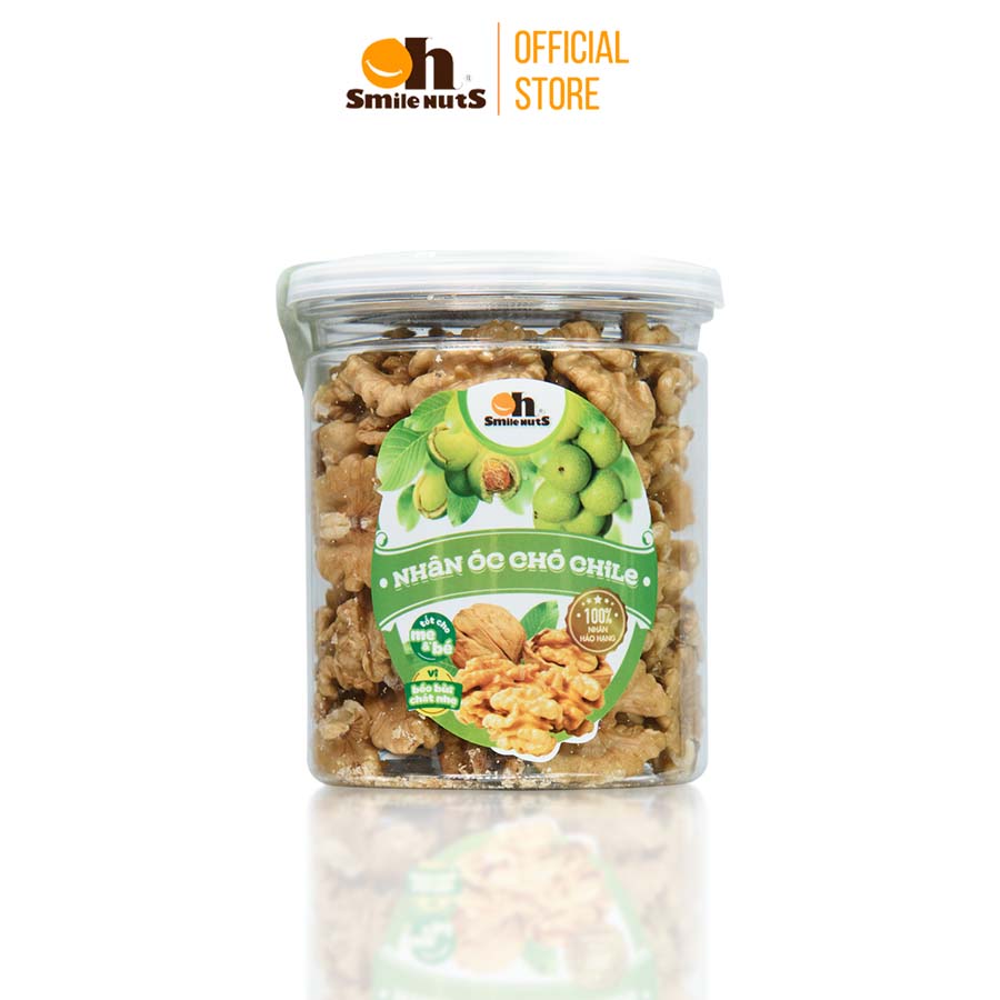 Nhân óc chó chile smile nuts hộp 165g