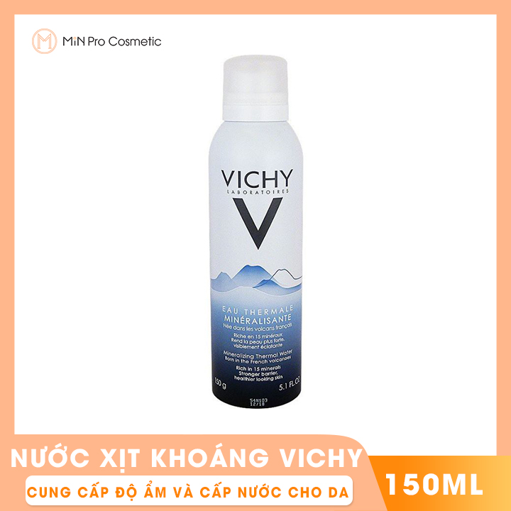 Nước xịt khoáng dưỡng da Vichy Mineralizing Thermal Water 150ml