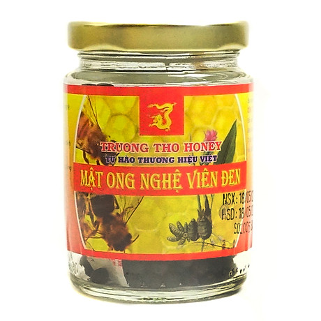 Mật Ong Nghệ Viên Đen Trường Thọ 100g - Cải Thiện Sức Khỏe Phụ Nữ Sau Khi Sinh. Hỗ Trợ Làm Lành Vết Loét Dạ Dày, Tá Tràng.