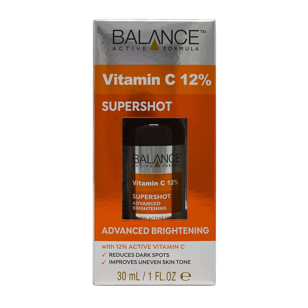 Tinh chất sáng da mờ thâm Balance Active Formula 12% Vitamin C Supershot 30ml - Bovie