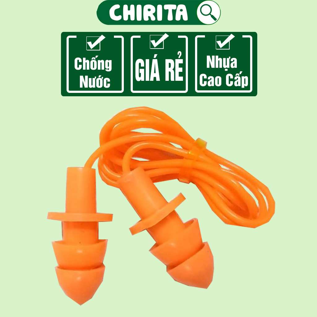 Nút bịt tai chống ồn bịt tai chống ồn lên đến 29db mềm dẻo an toàn chirita