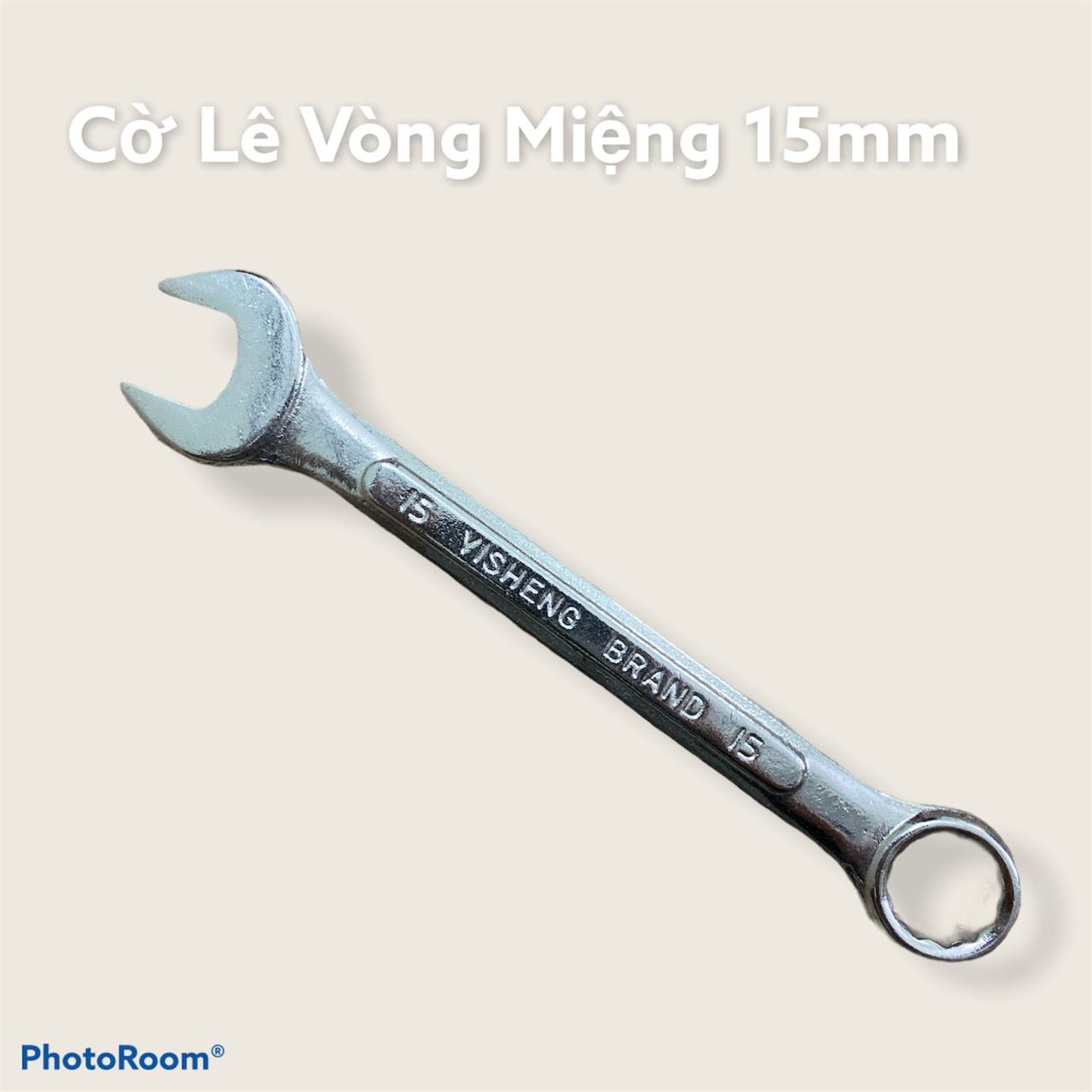 Cờ lê vòng miệng 15mm 2 đầu