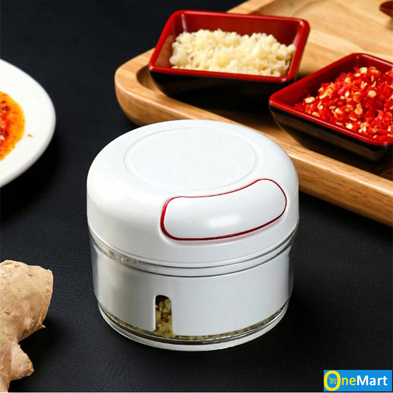 Xay tỏi ớt mini bằng tay Mini Food Chopper, máy xay thịt thực phẩm