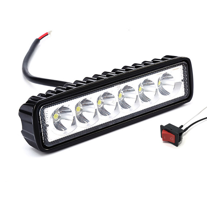 Đèn trợ sáng 6 bóng dài 18w sáng trắng