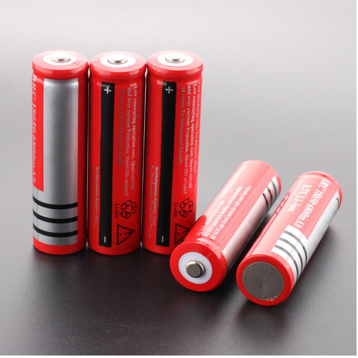 Pin sạc 18650 đỏ 3v7