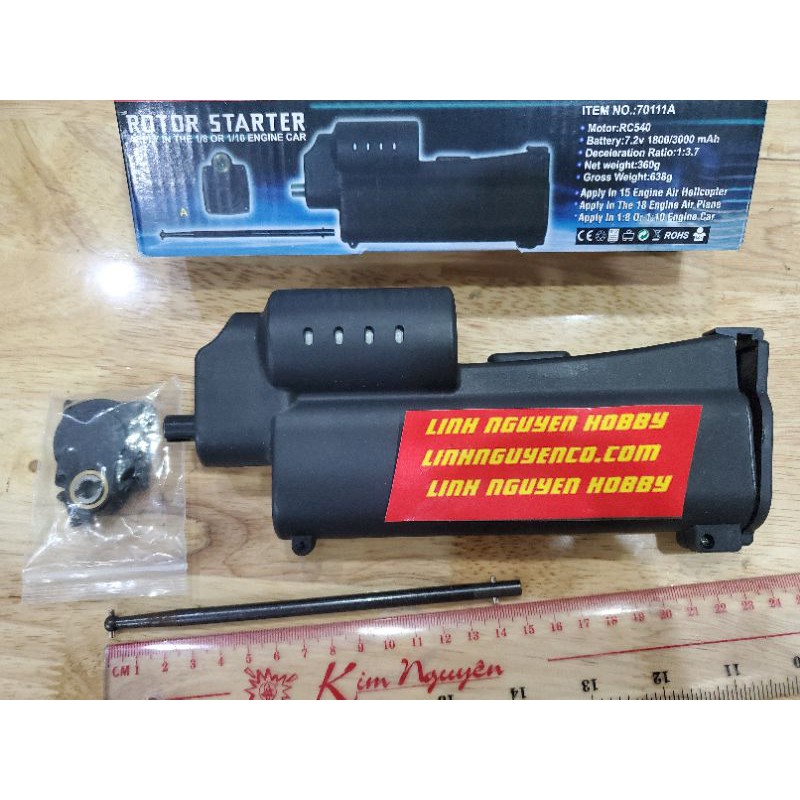 [HCM]Bộ Đề Chọt Khởi Động Xe Điều Khiển Chạy Xăng Nitro - Không Kèm Pin