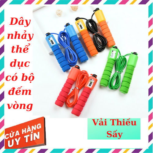 Dây Nhảy Thể Dục Có Bộ Đếm Số Vòng Nhảy, Dây Nhảy Thể Dục Đếm Số Lần Nhảy Thông Minh