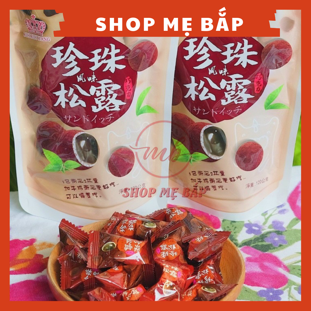 Kẹo Trà Sữa Trân Châu Ngọc Trai 120g - Có thể pha thành trà sữa - Shop Mẹ Bắp
