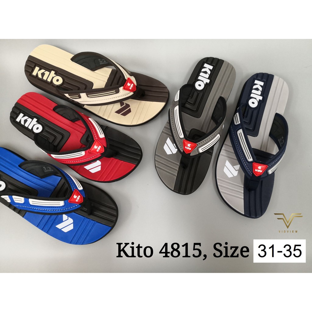 Dép kẹp nam&nữ model 4815 แท้จริง kito thái lan