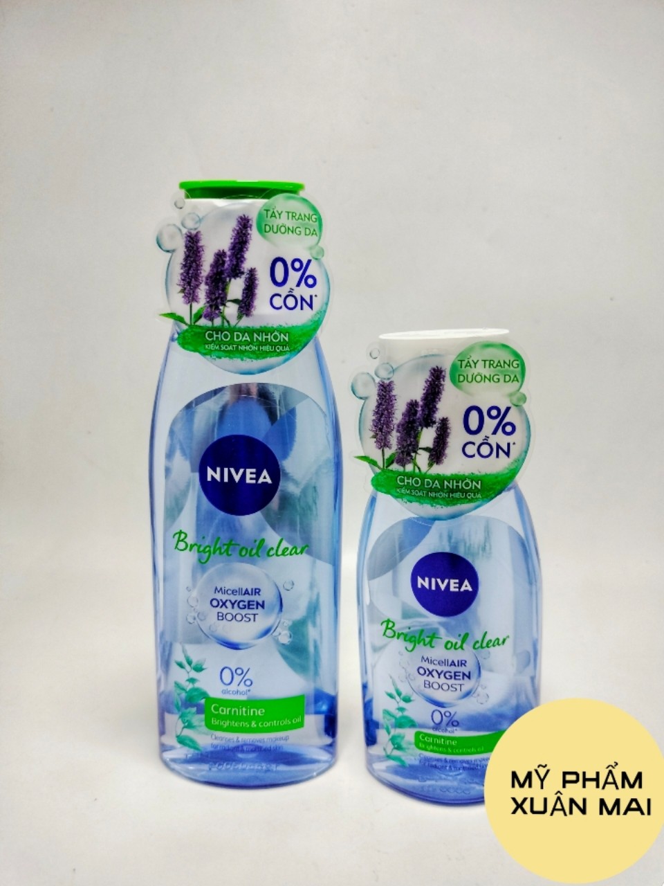 Nước tẩy trang nivea sáng da dưỡng trắng làm sạch giảm dầu nhờn ngừa mụn