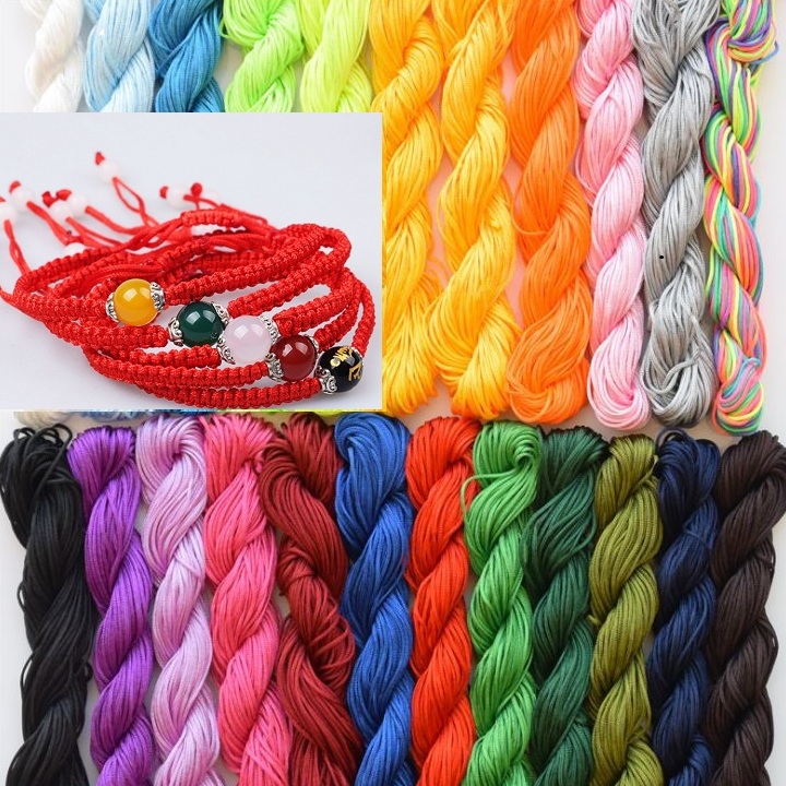 Dây dù làm vòng tay 50m size 1mm loại 1