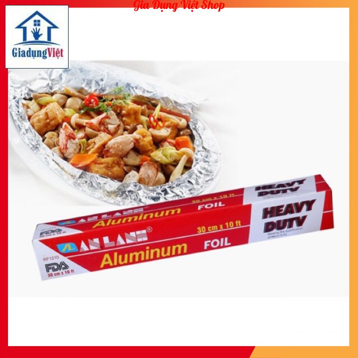 Cuộn giấy bạc, màng bọc nhôm lá mỏng nướng thực phẩm An Lành