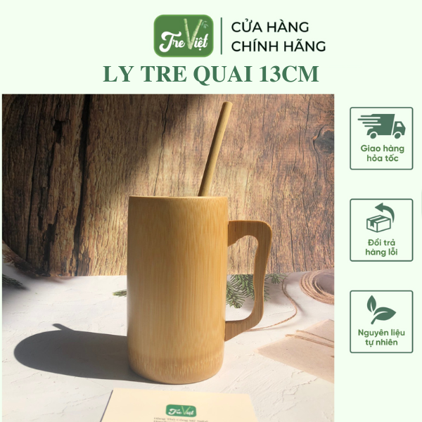 Ly tre có quai / Cốc bằng tre có tay cầm