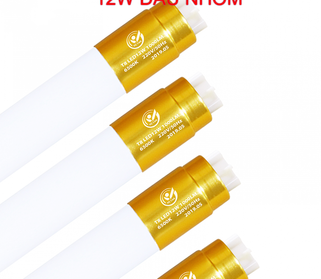 Bóng đèn tuýp led 12w - 0,6m đầu nhôm