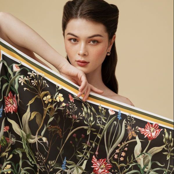 Oceana London - Khăn lụa vuông Sirine Scarf