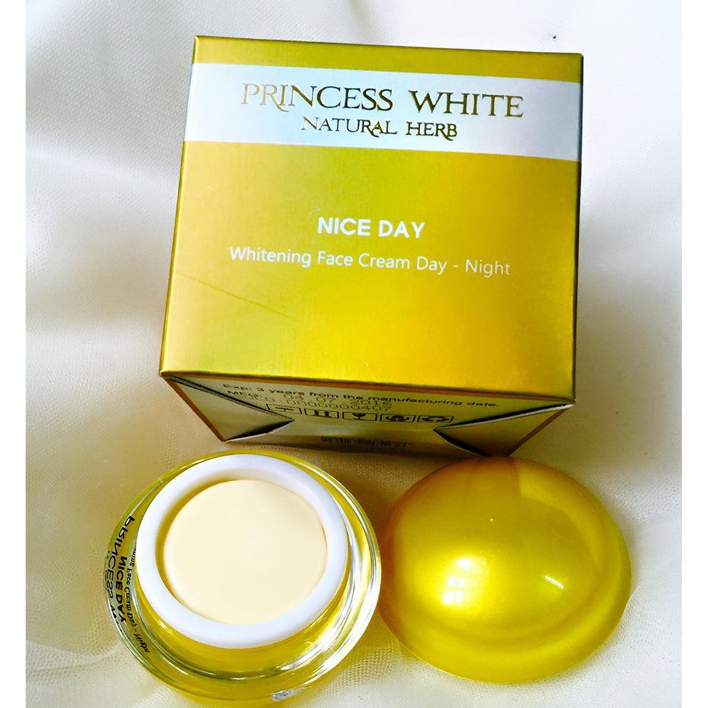 Kem dưỡng trắng da mặt NICE DAY PRINCESS WHITE2 Trong 1