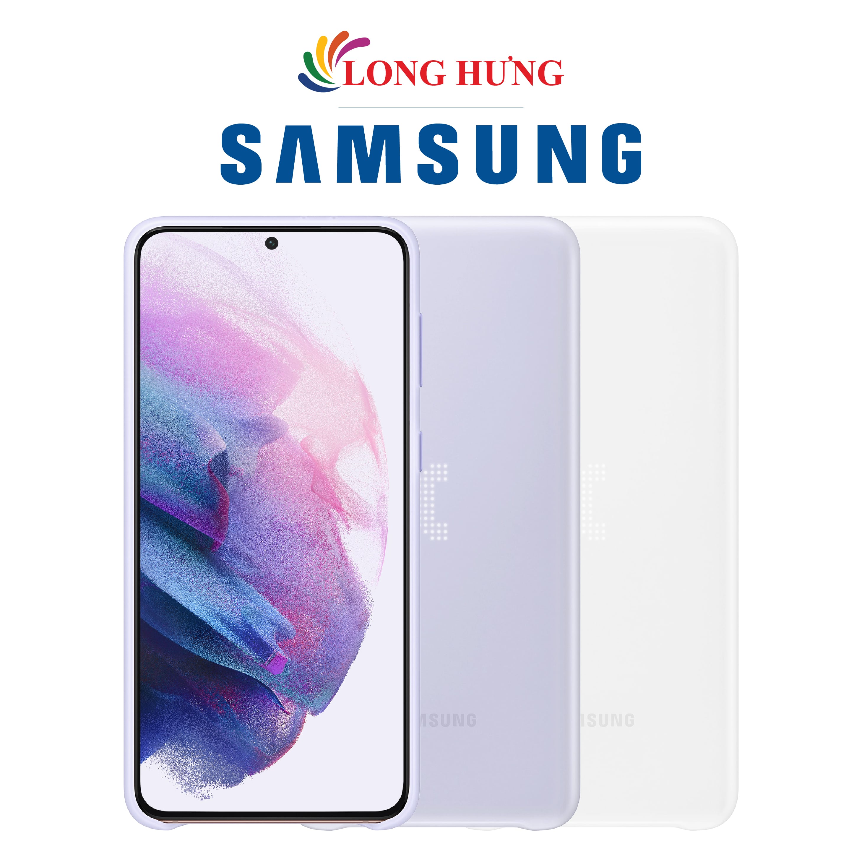Ốp lưng Smart LED Samsung Galaxy S21+ 5G EF-KG996 - Hàng chính hãng - Thiết kế sang trọng Chất liệu cao cấp Bảo vệ mặt lưng máy