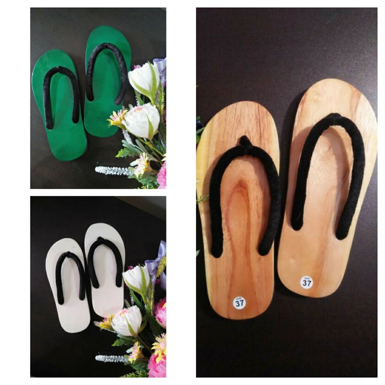 Dép gỗ tự nhiên
