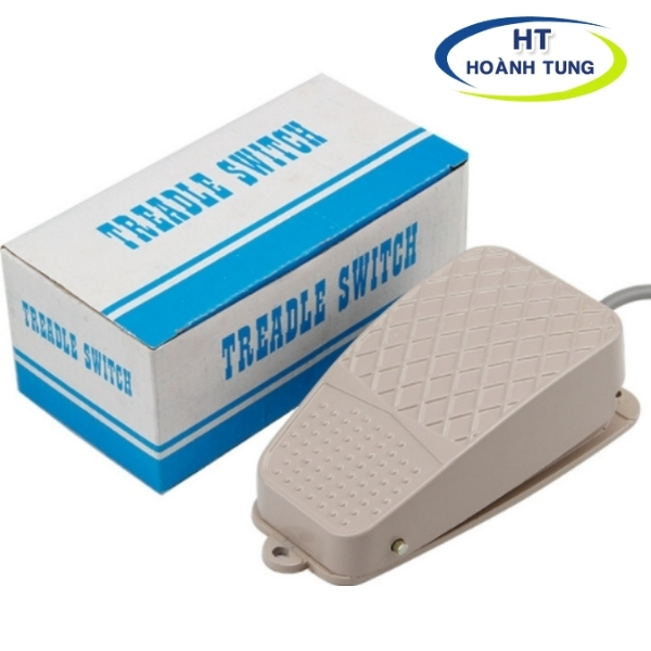 Công tắc cóc đạp chân TFS-3 (FS-3) vỏ nhôm kim loại chịu lực va đập tốt dùng cho máy công cụ, khí nên thủy lực