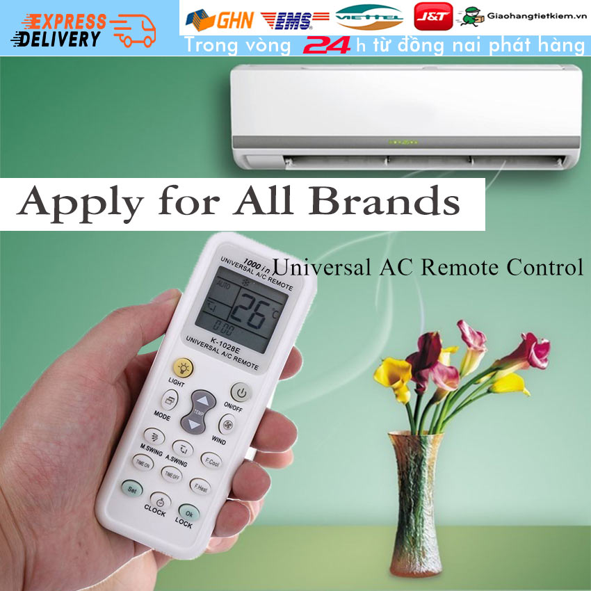 【Trong 24h gửi hàng】Remote điều khiển điều hoà Tất Cả Máy Lạnh cho daikin LG MITSUBISHI