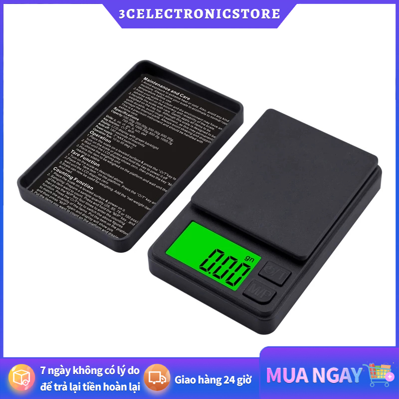 Cân kỹ thuật số Đèn nền có độ chính xác cao Túi điện cho trang sức Công cụ cân bằng trọng lượng Gram Cân son môi SP